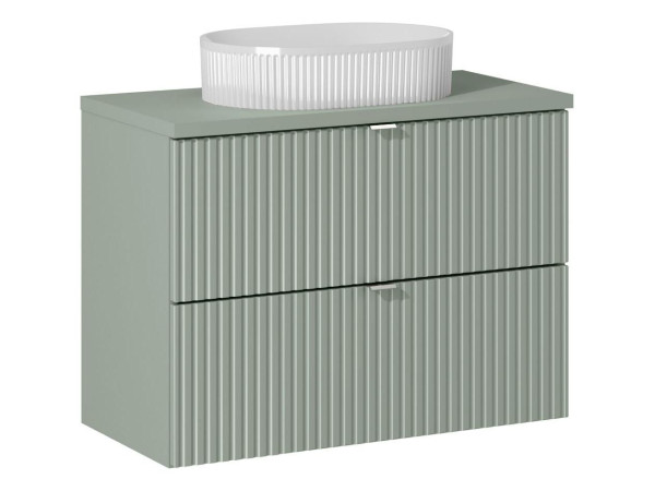 Zestaw meblowy 80cm z blatem i umywalką nablatową beyond