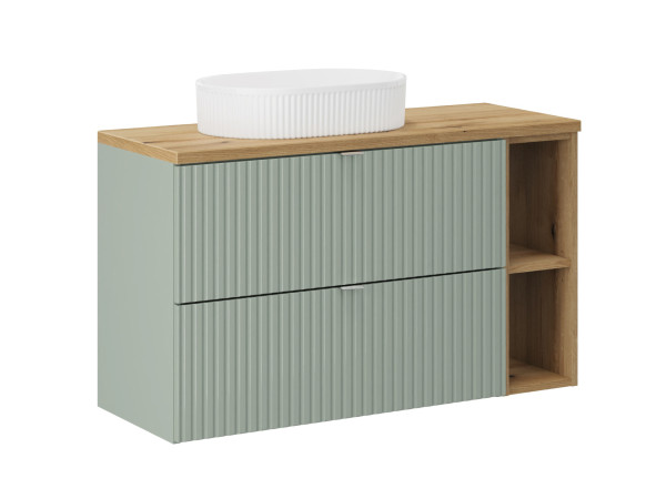 Zestaw meblowy 100cm z blatem i umywalką nablatową beyond