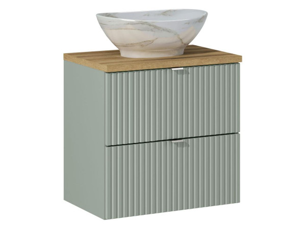 Zestaw meblowy 60cm z blatem i umywalką nablatową pati