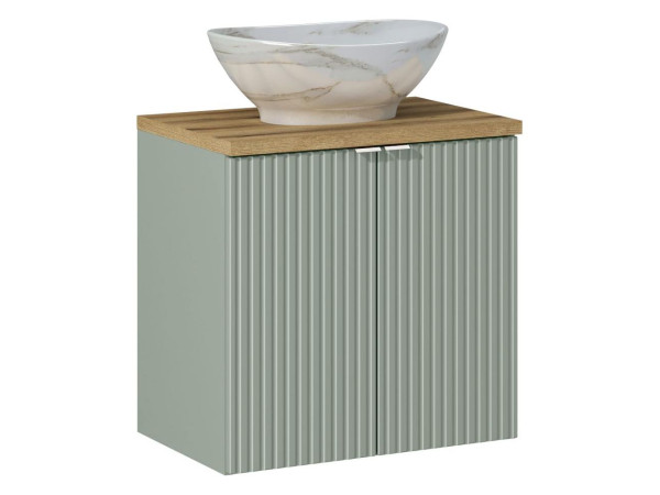 Zestaw meblowy 60cm z blatem i umywalką nablatową pati