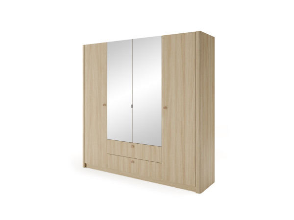 SZAFA 213 4D2S VIKI Kolor DĄB BARISTA. Stwórz własny zestaw.