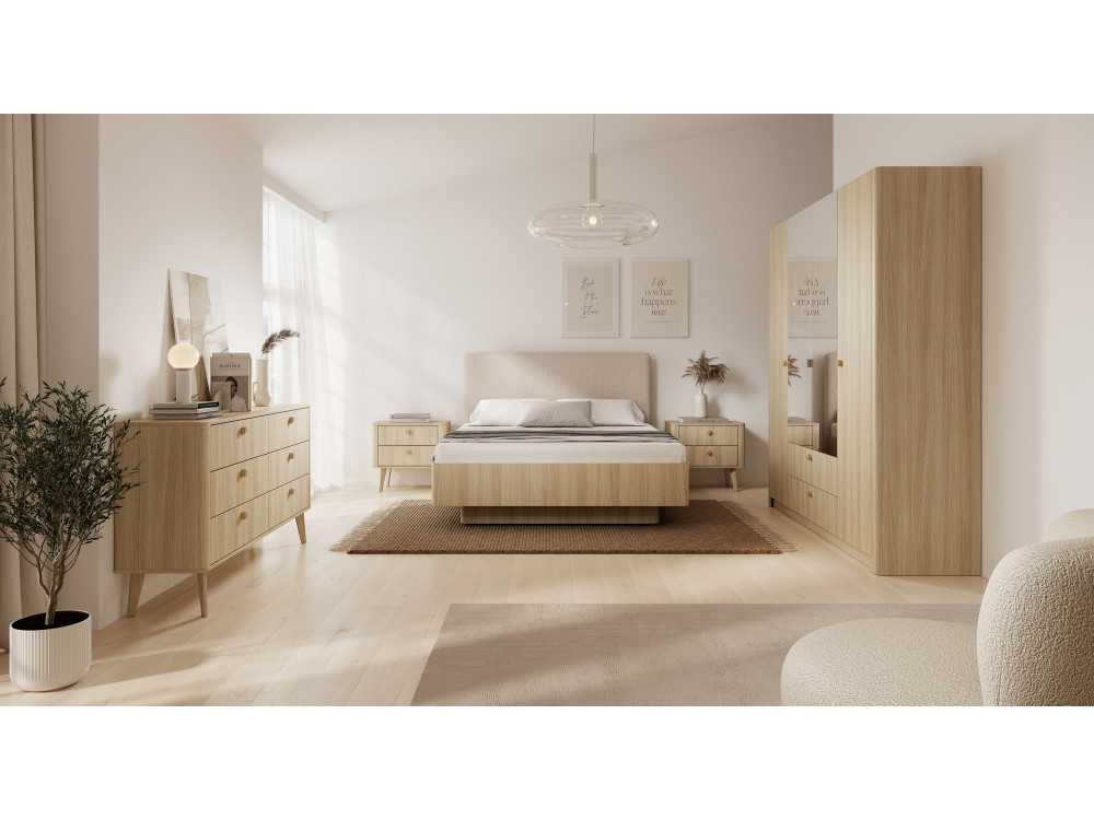 STOLIK NOCNY 2S VIKI Kolor DĄB BARISTA. Stwórz...