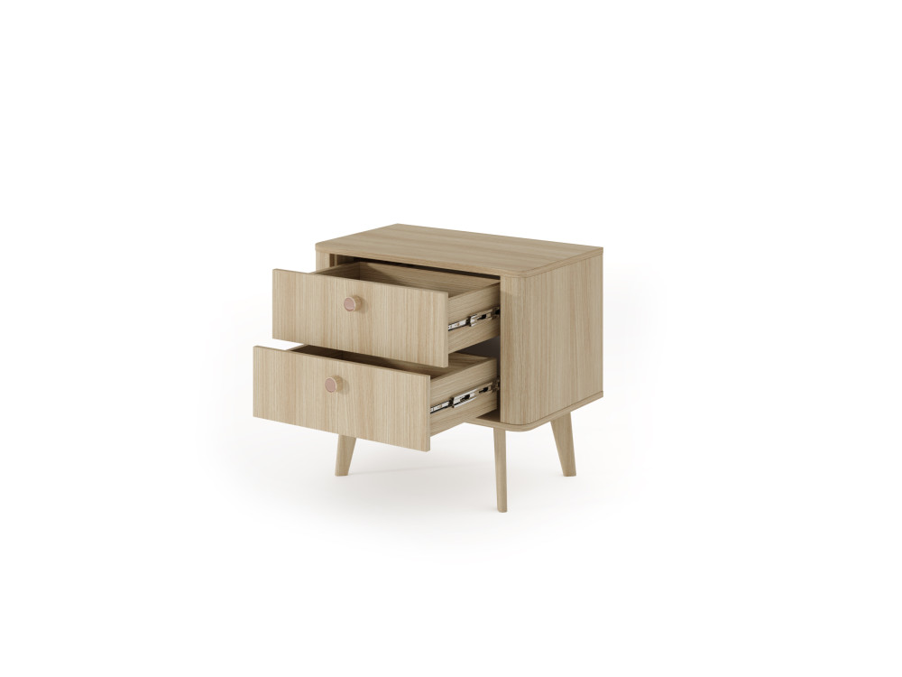 STOLIK NOCNY 2S VIKI Kolor DĄB BARISTA. Stwórz...