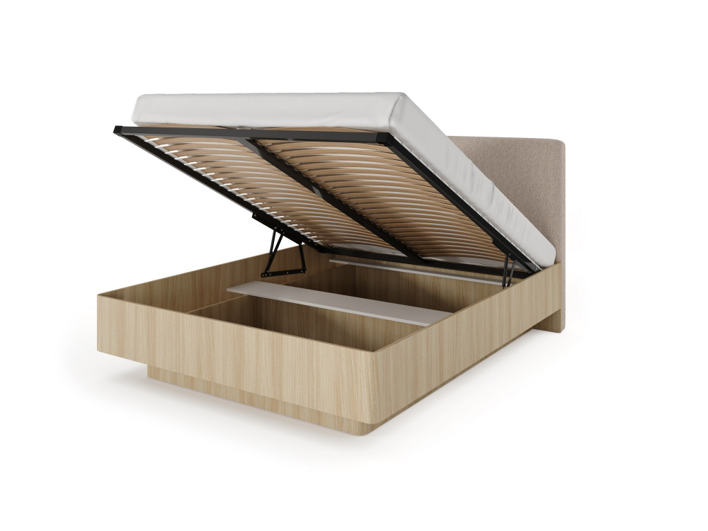 Zestaw ŁÓŻKO + 2 Stoliki VIKI Kolor DĄB BARISTA.