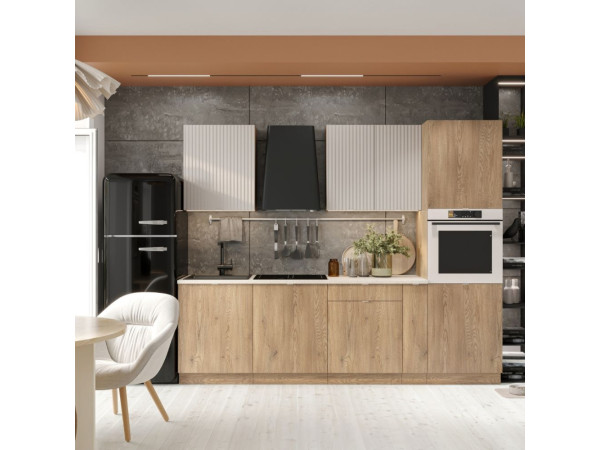 SOFIA BEŻOWY MAT/DĄB CREMONA/DC SET 2,60