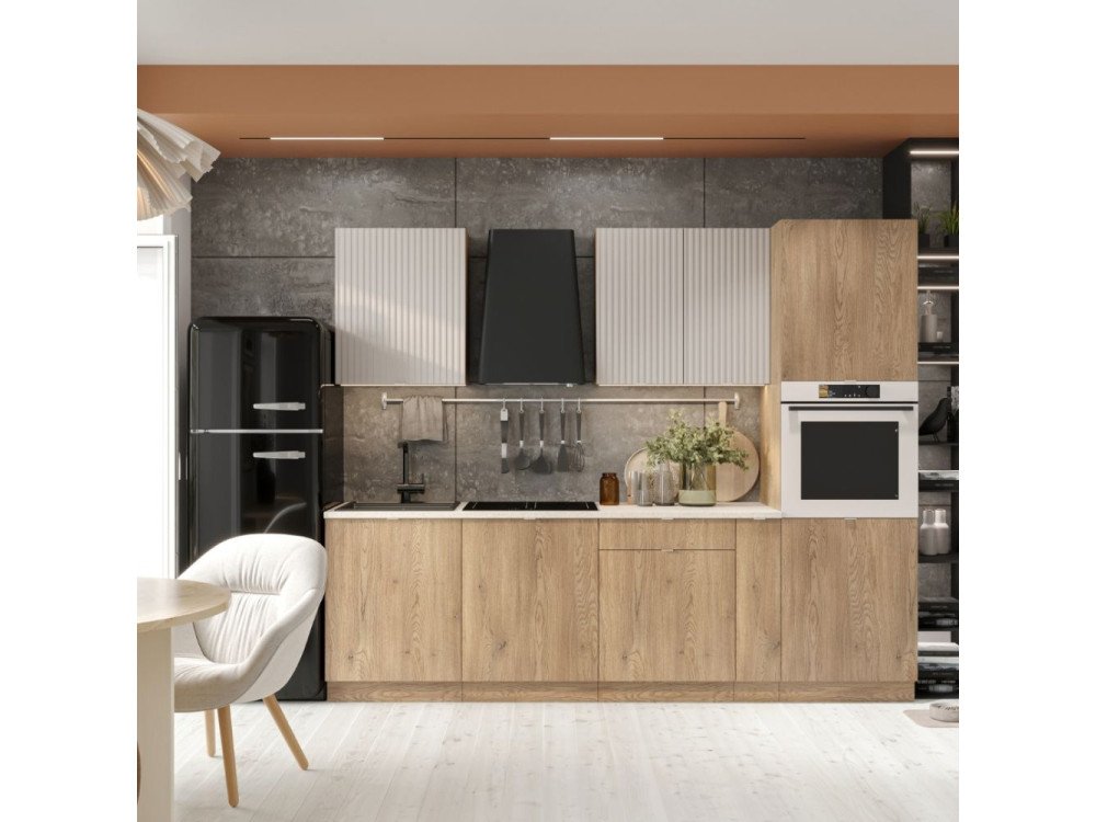 SOFIA BEŻOWY MAT/DĄB CREMONA/DC SET 2,60