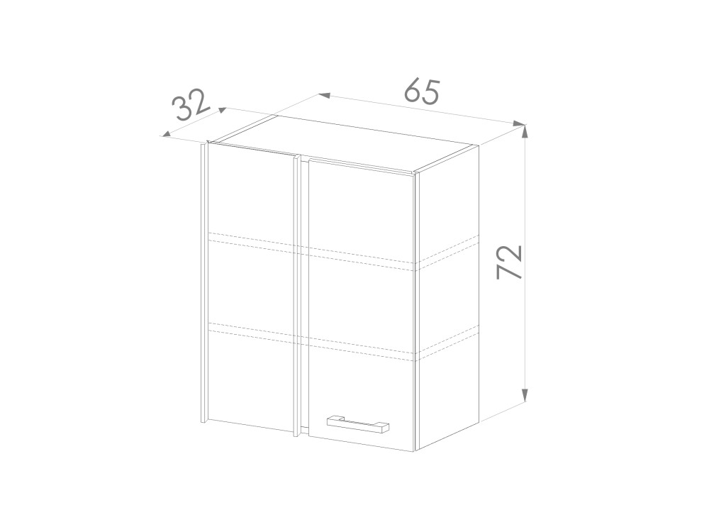 Szafka Górna Simply GN-65 Evoke / Evoke L
