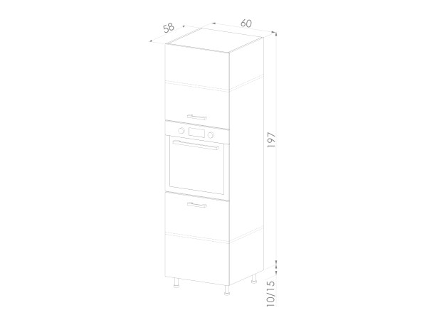 Szafka Dolna Simply DP-60-197 Evoke / Evoke