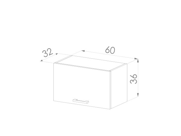 Szafka Górna Simply GO-60 Evoke / Kaszmir