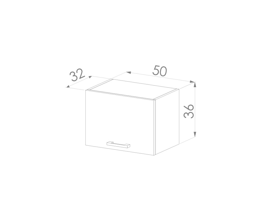 Szafka Górna Simply GO-50 Evoke / Kaszmir