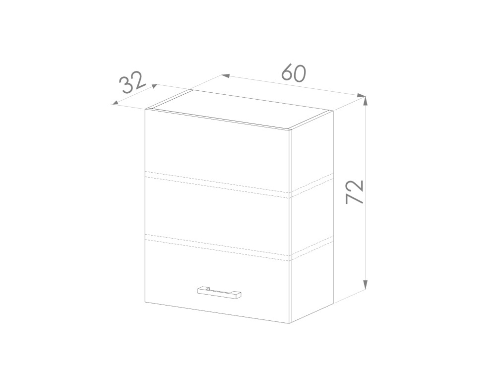 Szafka Górna Simply G-60 Evoke / Kaszmir