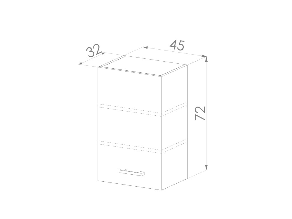 Szafka Górna Simply G-45 Evoke / Kaszmir
