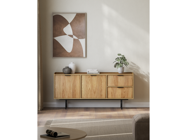 KOMODA 2D2S Edison kolor HIKORA NATURALNA. Stwórz własny...