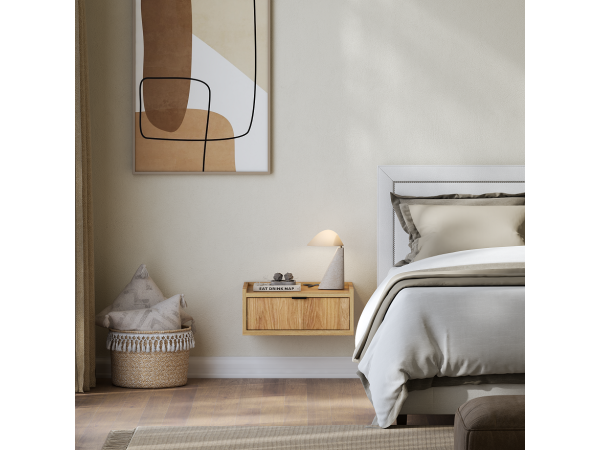 STOLIK WISZĄCY Edison kolor HIKORA NATURALNA. Stwórz...