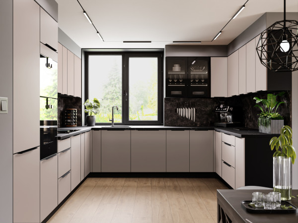 Przykładowe zestawienie kuchni ARONA. Dowolny Wybór Szafek.