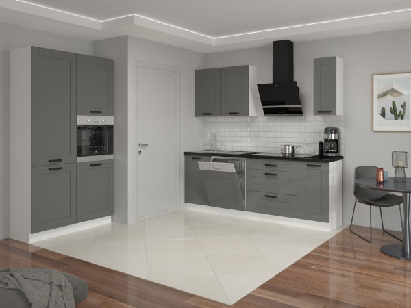 Kuchnia LUNA Ciemny Szary. Dowolny Wybór Szafek.