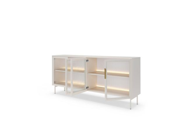 KOMODA 181 4D + LED Lumi Kaszmir. Stwórz własny zestaw.