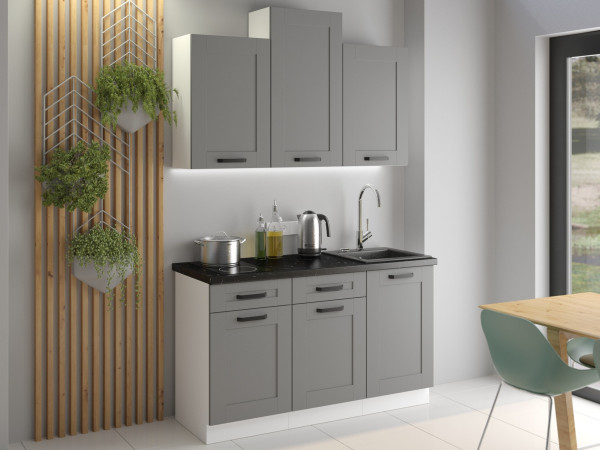 Kuchnia LUNA Ciemny Szary. Dowolny Wybór Szafek.