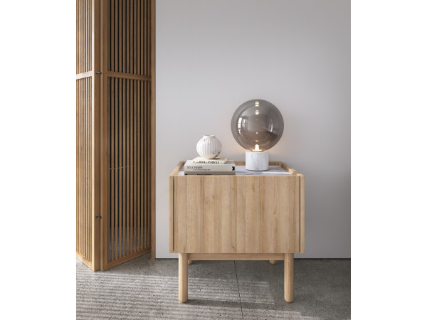 Stolik nocny 50cm BOHO Dąb Riviera. Meble Pokojowe, do Salonu.