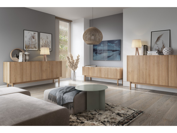 Komoda KD-97 BOHO Dąb Riviera. Meble Pokojowe, do Salonu.