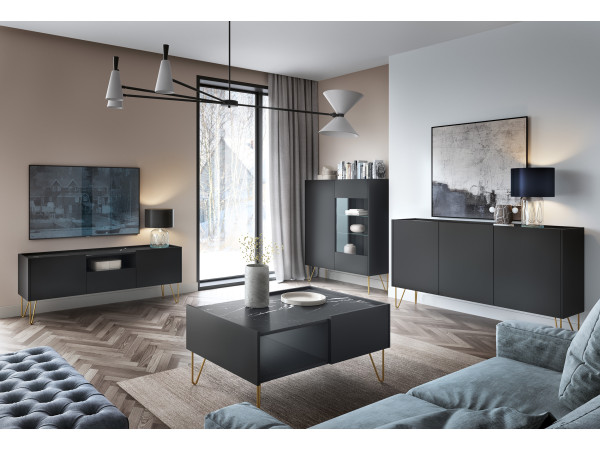 HARMONY. Meble Pokojowe, do Salonu. RTV, Komoda, Witryna, Stolik kawowy.