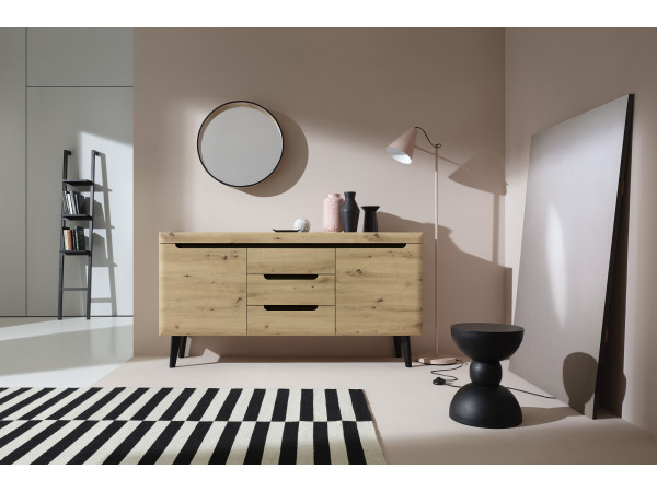 Komoda NORDI DĄB ARTISAN. Meble Pokojowe, do Salonu.