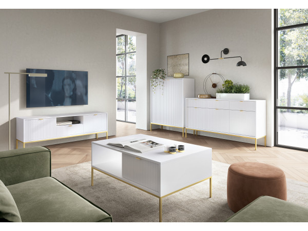 Zestaw NOVA kolor Biały. Meble Pokojowe, do Salonu....