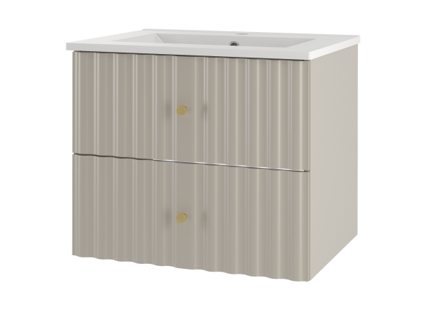 AQUA-02 Szafka z Umywalką wpuszczaną 60cm KASZMIR Zestaw-25