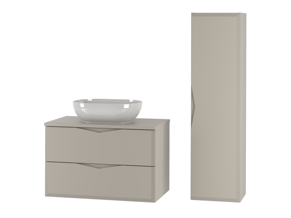 DELICA-01 Szafka z Umywalką i Blatem 80 cm KASZMIR Zestaw-34