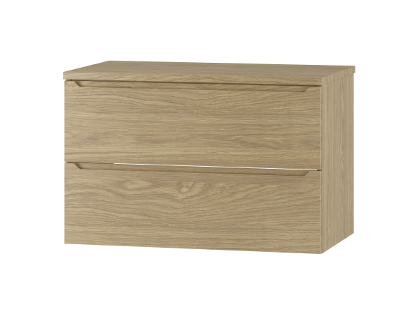 ETNA-01 Szafka z Blatem 80 cm DĄB OLEJOWANY Zestaw-30