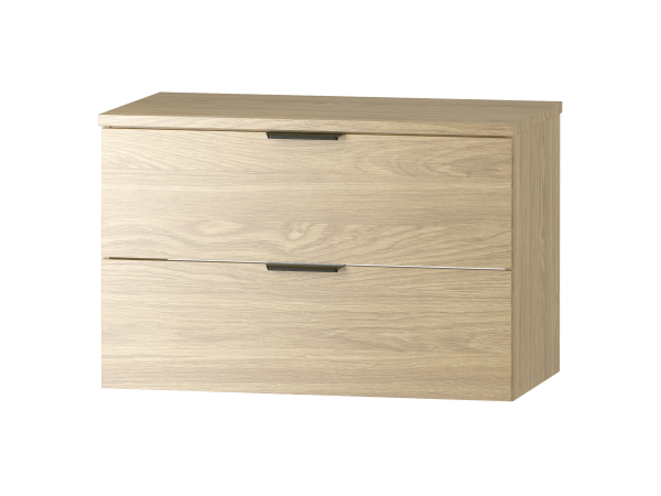 PILE-01 Szafka z Blatem 80 cm DĄB OLEJOWANY Zestaw-30