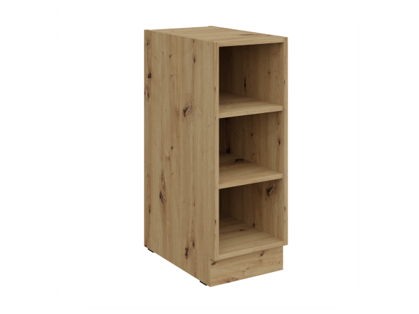 Szafka dolna 30 D OTW BB Kuchnia ARIA Fronty Czarne AFM