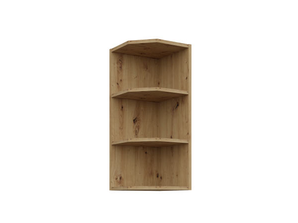 Szafka górna 30 G-72 ZAK Kuchnia ARIA Fronty Czarne AFM