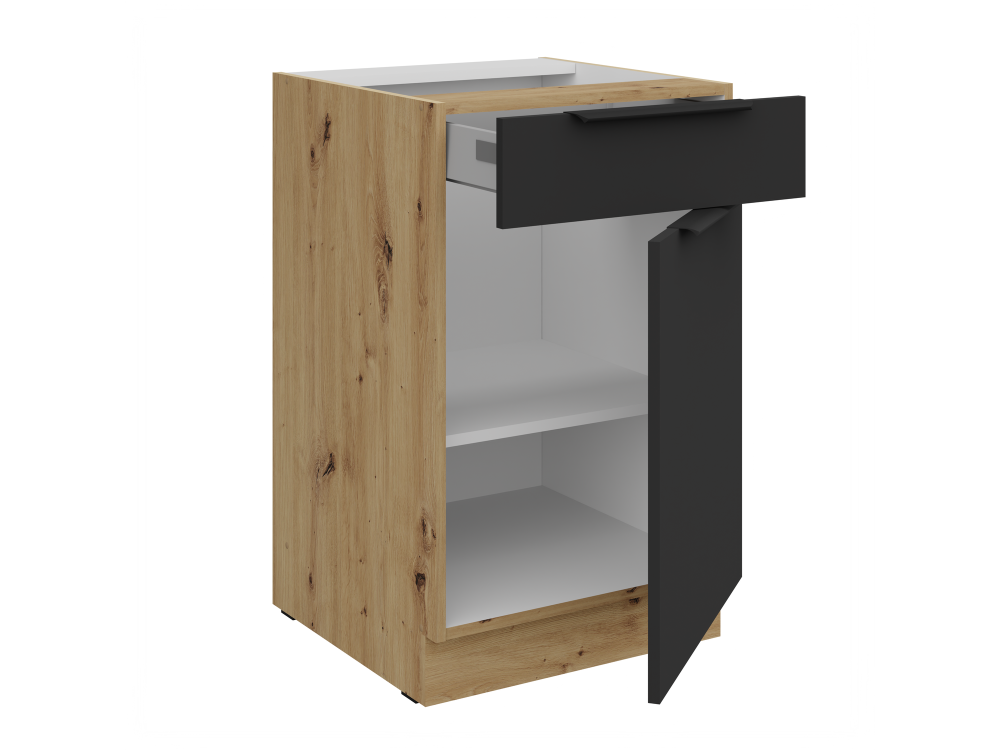 Szafka dolna 1 szuflada + 1 drzwiczki 50 D 1F...