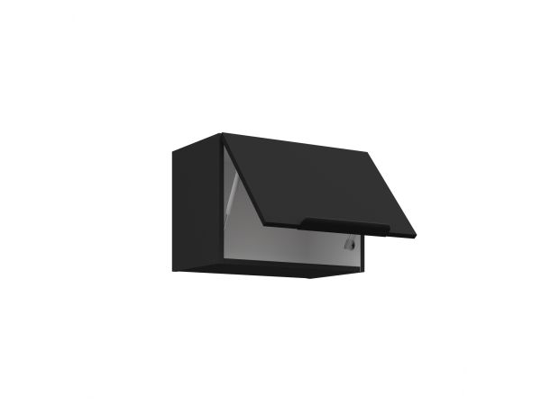 Szafka górna uchylna nad płytę grzewczą/okap 50 GU-36 1F Kuchnia ARIA Fronty Czarne AFM