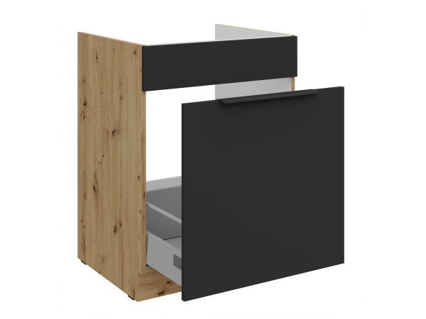 Szafka dolna pod zlew z wysuwaną szufladą 60 ZL 1S BB...