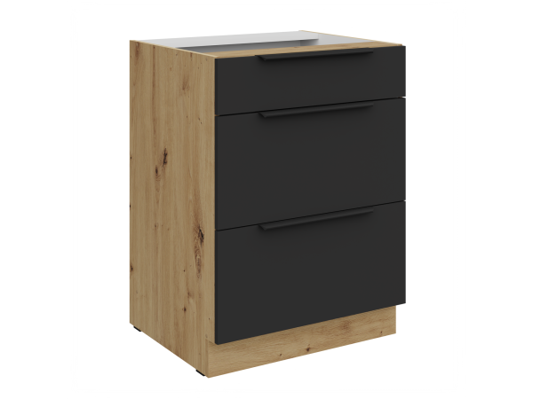 Szafka dolna 3 szuflady 60 D 3S BB Kuchnia ARIA Fronty...