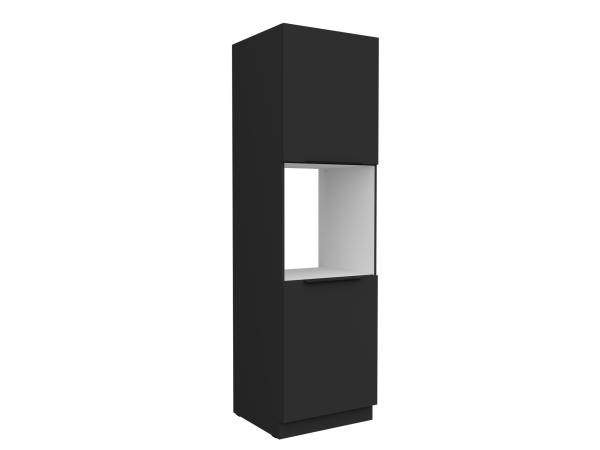 Szafka komin słupek zabudowa piekarnika 60 DP-210 2F Kuchnia ARIA Fronty Czarne AFM