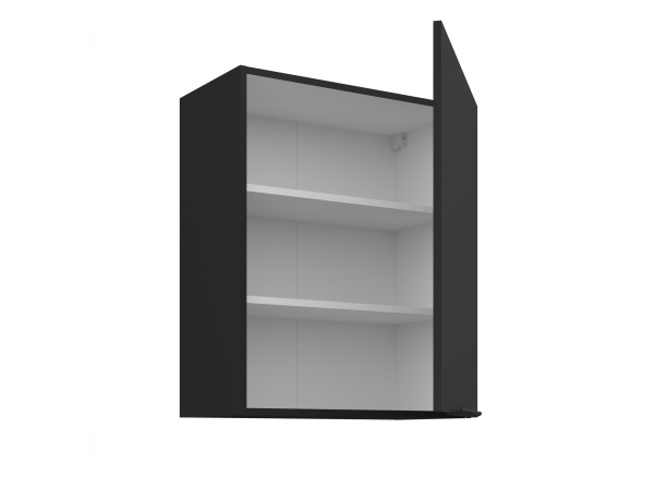 Szafka górna 60 G-72 1F Kuchnia ARIA Fronty Czarne AFM