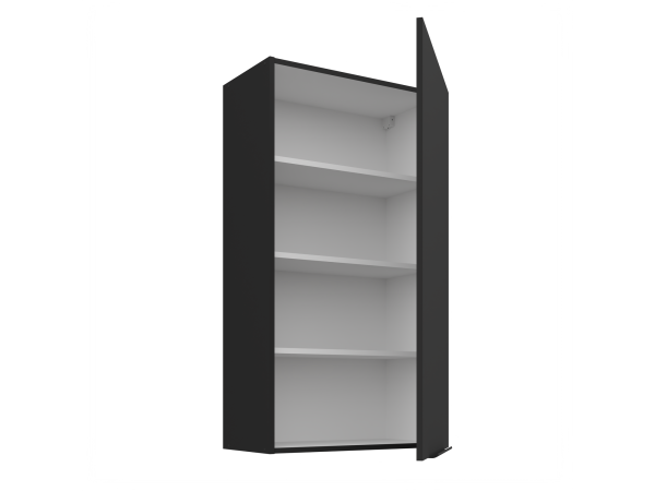 Szafka górna 60 G-108 1F Kuchnia ARIA Fronty Czarne AFM