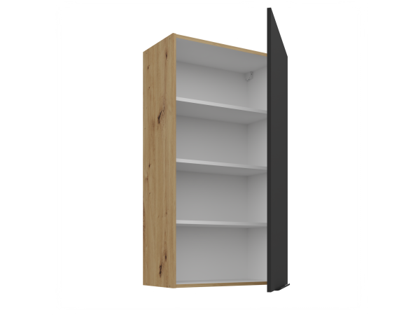 Szafka górna 60 G-108 1F Kuchnia ARIA Fronty Czarne AFM