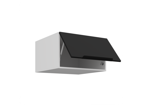 Szafka górna uchylna głęboka 60 NAGU-36 1F Kuchnia ARIA Fronty Czarne AFM