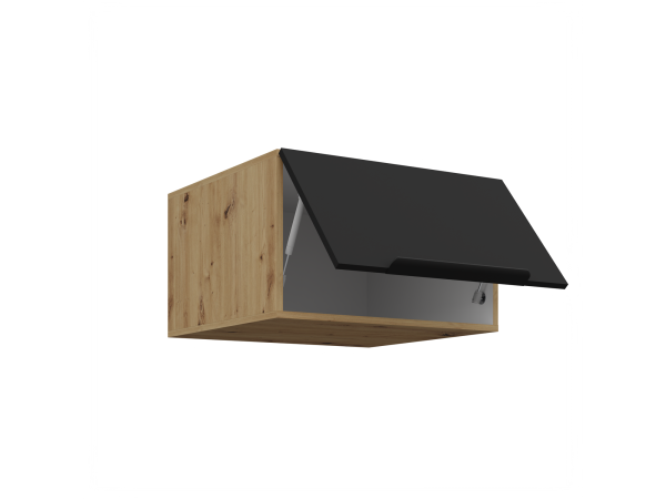 Szafka górna uchylna głęboka 60 NAGU-36 1F Kuchnia ARIA Fronty Czarne AFM