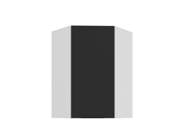 Szafka górna narożna 60x60 GN-90 1F Kuchnia ARIA Fronty Czarne AFM