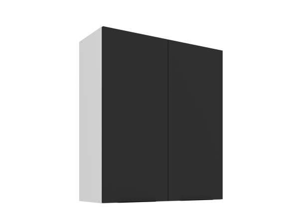 Szafka górna 80 G-90 2F Kuchnia ARIA Fronty Czarne AFM
