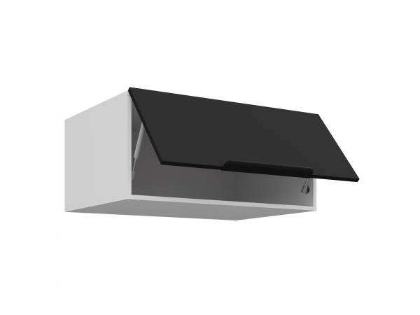 Szafka górna uchylna głęboka 80 NAGU-36 1F Kuchnia ARIA Fronty Czarne AFM