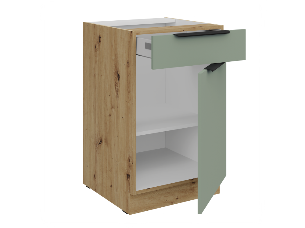 Szafka dolna 1 szuflada + 1 drzwiczki 50 D 1F...