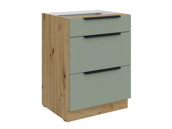 Szafka dolna 3 szuflady 60 D 3S BB Kuchnia ARIA Fronty...