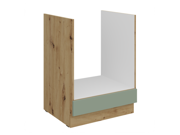 Zabudowa piekarnika 60 D GAZ BB Kuchnia ARIA Fronty AQUAMARINE (Miętowe)