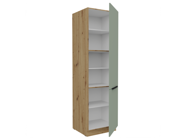 Szafka komin słupek 60 DK-210 2F Kuchnia ARIA Fronty AQUAMARINE (Miętowe)